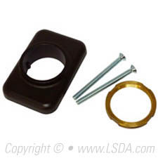 LSDA Mortise Cylinder Mount Pad f/ 1052 Dark Bronze