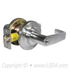 LSDA G1 Lever Electric Unlock 24VDC Satin Chrome