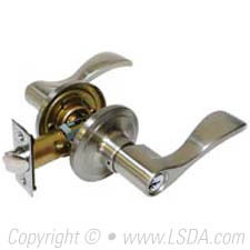 LSDA G3 Entry Lyon Lever KW1 Satin Nickel