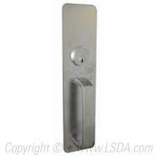 LSDA PD920 Nightlatch Plate LHR Satin Chrome