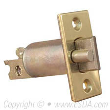 LSDA G3 Deadlatch D600 2-3/8" Square Bright Brass