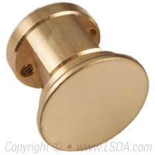 LSDA Dummy Rim Cylinder Bright Brass