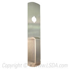 LSDA Exit Trim (Electrified) Nightlatch Pull Plate Stainless Steel