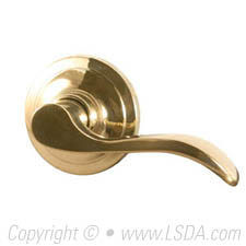 LSDA Handleset Trim LY Lever LH f/ 40 Series Handlesets Millennium Brass