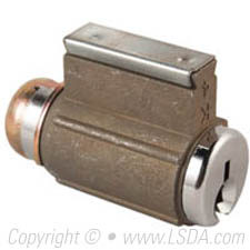 LSDA KW1 Cylinder f/ 50 Series Lever Locks Satin Chrome