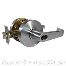 LSDA G1 Storeroom Lexington Lever Clutch SFIC Satin Chrome