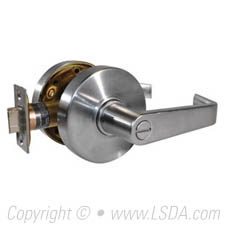 LSDA G1 Privacy Lexington Lever Satin Chrome