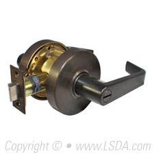 LSDA G1 Privacy Lexington Lever Dark Bronze