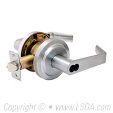 LSDA G2 Storeroom Vancouver Lever Clutch IC UL Satin Chrome