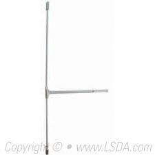 LSDA Surface Vertical Rod Exit Device 48" Aluminum f/ PD921 Series