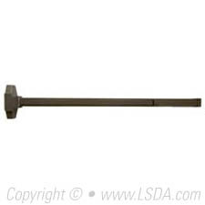 LSDA Surface Vertical Rod Exit Device 48" Dark Bronze f/ PD921 Series