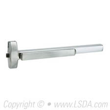 LSDA Rim Exit Device 36" Fire Rated Stainless Steel f/ PD9200 Series (Mechanical)