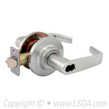 LSDA G1 Storeroom Lever LFIC Satin Chrome