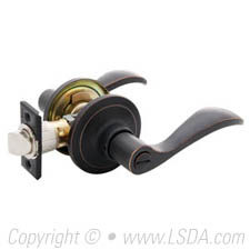 LSDA G3 Privacy Lyon Lever 4-Way Latch Dark Bronze