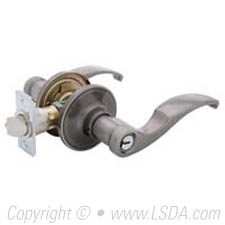 LSDA G3 Entry LaSalle Lever WR5 4-Way Latch Antique Nickel