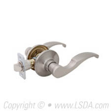 LSDA G3 Passage LaSalle Lever Satin Nickel