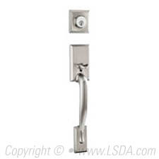 LSDA Entry Handleset WR5 Metropolitan Satin Nickel