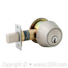 LSDA G2 260 Series Deadbolt Single Cyl. WR5 2-3/4 Adj UL Stainless Steel