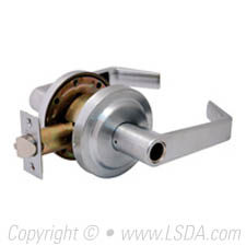 LSDA G2 Storeroom Vancouver Lever Clutch Less Cylinder UL Satin Chrome