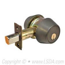 LSDA G2 260 Series Deadbolt Double Cyl. SC4 Adj UL Dark Bronze