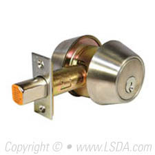 LSDA G2 260 Series Deadbolt Double Cyl. SC4 Adj UL Stainless Steel