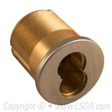 LSDA Mortise Cylinder Housing MLF 1-3/8" SFIC 7-Pin