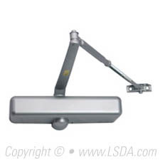 LSDA G1 Door Closer Adjustable 2-5 Back Check w/ Cover Aluminum