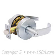 LSDA G2 Classroom Calgary Lever Clutch SC4 UL Satin Chrome