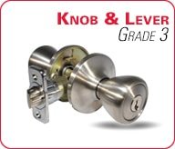 Knob or Lever Locks Grade 3