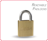 Rekeyable Padlocks