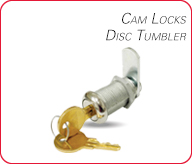 Cam Locks, Disc Tumbler